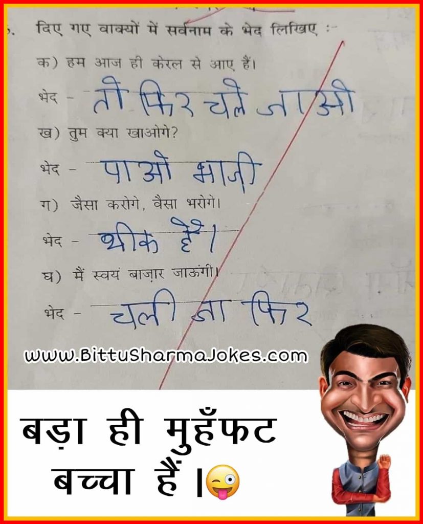 funny hindi essay